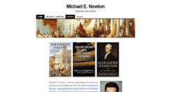 Desktop Screenshot of michaelenewton.com