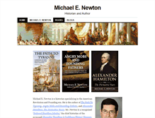 Tablet Screenshot of michaelenewton.com